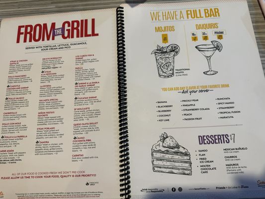 Menu photo 2 Senor Fiesta Dawsonville, GA