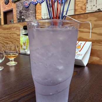 Drunken Elephant Pizza & Brews - Shimmering glass of water - Pizza Near Me - Temecula, California