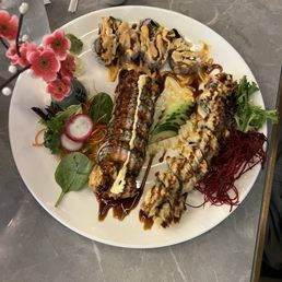 Sushi -  H28. Dragon Roll H27. Dynamite Roll H24. Jaguar Roll