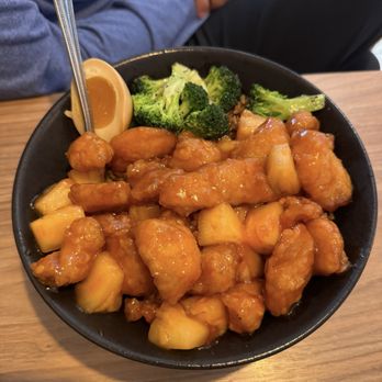 Token Ramen - pineapple chicken with fried rice - Coffee & Tea Near Me - Tampa, Florida