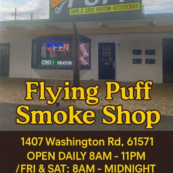 FLYING PUFF - Updated May 2026 - 18 Photos - 1407 Washington Rd,  Washington, Illinois - Vape Shops - Phone Number - Yelp