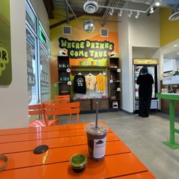 Juiceland merch, originator, and 2oz wheatgrass shot