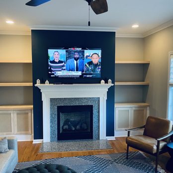 Trim Team NJ - Cabinets + shelves.  Painting and stain scheduled for this week. - Carpenters Near Me - Clark, New Jersey