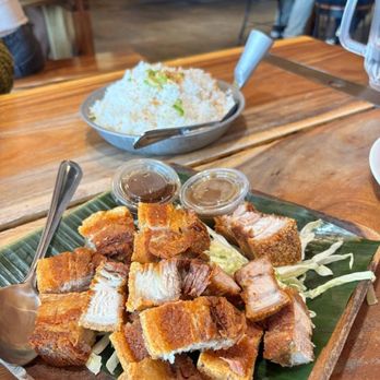 Isla Grand - Garlic rice, leches kawali - Filipino Near Me - Pleasant Hill, California