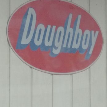 Doughboys Donut - a sign on the side of a building - Donuts Near Me - Rockford, Illinois Doughboys Donut - a sign on the side of a building - Donuts Near Me - Rockford, Illinois
