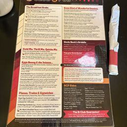 Menu front