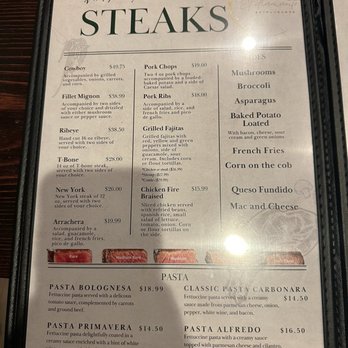 El Diamante Restaurant - Menu 01/03/2025 - Mexican Near Me - Carlsbad, New Mexico