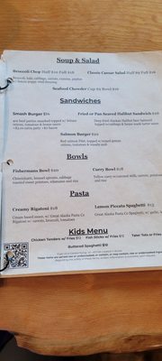 Menu photo 2 Turnagains Fish House Indian, AK