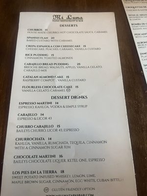 Menu photo 3 Mi Luna Tapas Restaurant & Bar Houston, TX