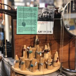 Art On Oak - Grow Art Cycle rings and necklaces. Beautiful!
