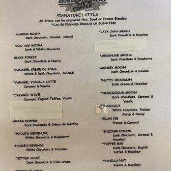 Bad Ass Coffee - Menu - Coffee & Tea Near Me - Hesperia, California