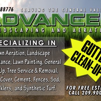 Advanced Landscaping & Aerating - flyer - Gutter Services Near Me Advanced Landscaping & Aerating - flyer - Gutter Services Near Me