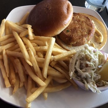 Stephanie's - Crab Cake Sandwich - American Near Me - Boston, Massachusetts Stephanie's - Crab Cake Sandwich - American Near Me - Boston, Massachusetts
