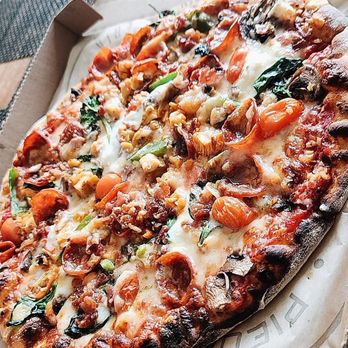 Pieology Pizzeria - A bunch of stuff on top pizza. - Pizza Near Me - Aiea, Hawaii Pieology Pizzeria - A bunch of stuff on top pizza. - Pizza Near Me - Aiea, Hawaii