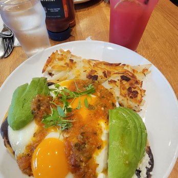 Poached Kitchen - Huevos Rancheros, asked for avocado instead of the chorizo - Breakfast & Brunch Near Me - Irvine, California Poached Kitchen - Huevos Rancheros, asked for avocado instead of the chorizo - Breakfast & Brunch Near Me - Irvine, California