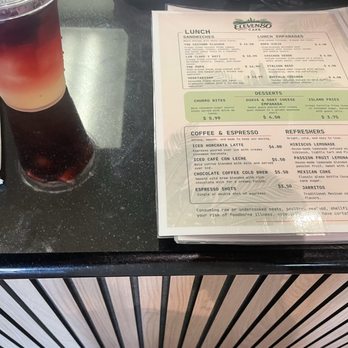 Eleven80 Cafe - Hibiscus lemonade $4.50 is 10/10 delish - Breakfast & Brunch Near Me - Tampa Bay, Florida
