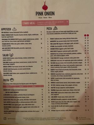 Menu photo 6 Pink Onion San Francisco, CA Menu photo 6 Pink Onion San Francisco, CA