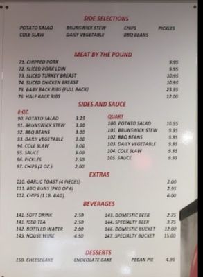 Menu photo 1 Three Lil Pigs Pine Mountain, GA
