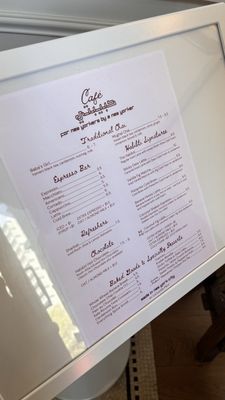 Menu photo 2 Cafe Habibti New York, NY