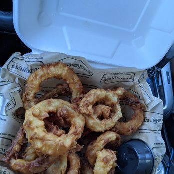 Arizona Wilderness Brewing - Waffle battered onion rings. - Breweries Near Me - Gilbert, Arizona