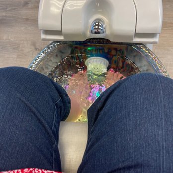 Nails spa - Beautiful tubs! It reminds me of Carnival glass, but it's not. - Nail Salons Near Me - Jacksonville, Florida