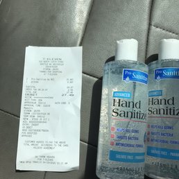 2 small bottles of hand sanitizer which should cost no more than $3 are $7.99 to take advantage of people during Corona Virus. Sad.
