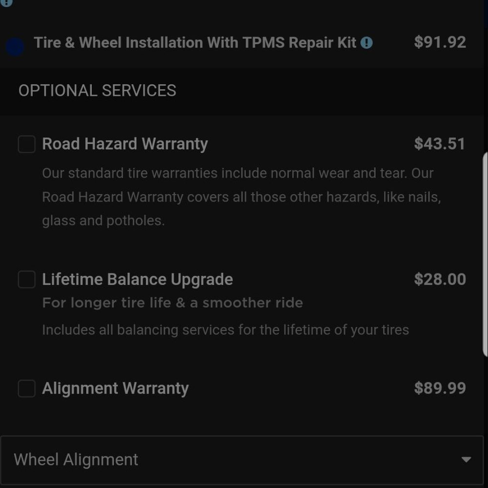 Mr. Tire Auto Service Centers - I should've went to NBT I could've gotten 1 wheel free, and a way cheaper service. - Auto Repair Near Me - Gambrills, Maryland
