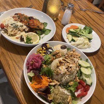 Regina's Restaurant - Rockfish, Regina's Bowl, side vegetables. - Mediterranean Near Me - Silver Spring, Maryland Regina's Restaurant - Rockfish, Regina's Bowl, side vegetables. - Mediterranean Near Me - Silver Spring, Maryland