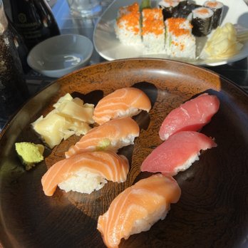 Sushi Zen - Salmon and tuna nigiri - Sushi Bars Near Me - Mill Creek, Washington Sushi Zen - Salmon and tuna nigiri - Sushi Bars Near Me - Mill Creek, Washington