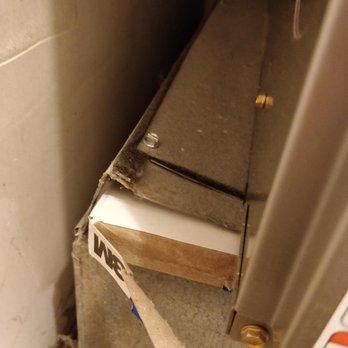 Deljo Heating and Cooling - Notice air filter that had to be forced into slot - Heating & Air Conditioning/HVAC Near Me - Park Ridge, Illinois