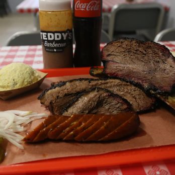 Teddy’s Barbecue - Smoked Post Oak Brisket, Ribs, jalapeño sausage. - Barbeque Near Me - Weslaco, Texas Teddy’s Barbecue - Smoked Post Oak Brisket, Ribs, jalapeño sausage. - Barbeque Near Me - Weslaco, Texas
