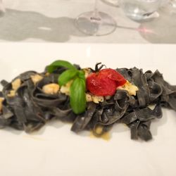 Castello di Monteriggioni - So good! Squid ink pasta