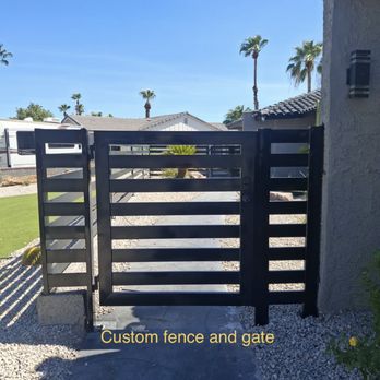 Land Design - Custom gate and fence remodel - Landscape Architects or Designers Near Me