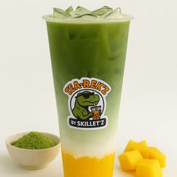 Mango Matcha Milk Tea