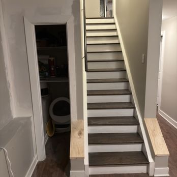 Handy Herz Home Services - Finished frame left unpainted as requested - Handyman Near Me