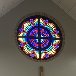 The Episcopal Church of the Holy Trinity - Stained glass window in Saint Francis Hall