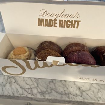 Sidecar Doughnuts & Coffee - Specialty Perfect 6 Pack. See pic of receipt for what chose. Can't pick a favorite - Donuts Near Me - Torrance, California