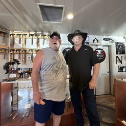 My dad was so excited, they talked for a little bit and I think it made my dad's whole vacation!