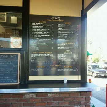 Bruxie - The menu - Sandwiches Near Me - Orange, California