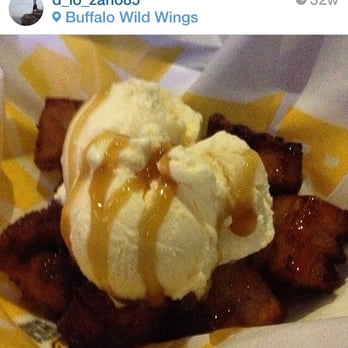 Buffalo Wild Wings - Cinnamon Squares & added ice cream for $1 more. So bomb - Sports Bars Near Me - Riverside, California
