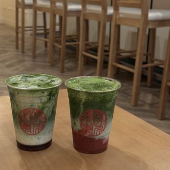 Taz Matcha - earl grey matcha and strawberry matcha - Cafes Near Me - Seattle, Washington Taz Matcha - earl grey matcha and strawberry matcha - Cafes Near Me - Seattle, Washington