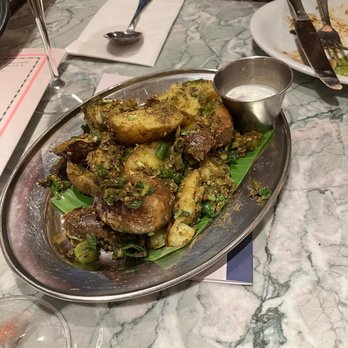 Dishoom - gunpowder potatoes - Indian Near Me - London, XGL Dishoom - gunpowder potatoes - Indian Near Me - London, XGL