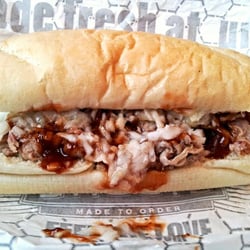 Sheetz - Pulled pork is pretty good.