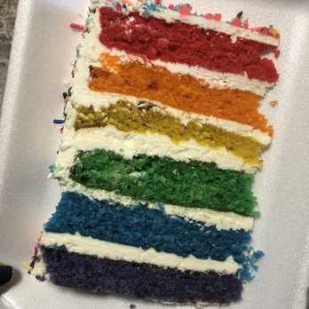 Bake - Slice of Rainbow Cake - Bakeries Near Me - Chicago, Illinois Bake - Slice of Rainbow Cake - Bakeries Near Me - Chicago, Illinois