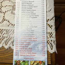 China Town - Newest menu as of 4/2023