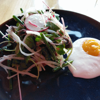 Wolf's Ridge Brewing - Beef tartare. The "egg" is a horseradish creme with egg yolk creme inside. It was amazing! - Breweries Near Me - Columbus, Ohio Wolf's Ridge Brewing - Beef tartare. The "egg" is a horseradish creme with egg yolk creme inside. It was amazing! - Breweries Near Me - Columbus, Ohio
