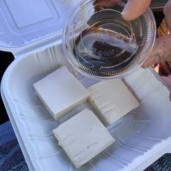 Hawaii Pot Shabu Shabu House - Soft Tofu with shoyu