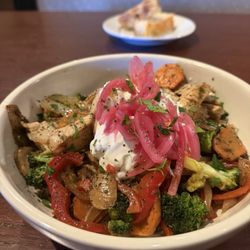 The Brick House Grill - Mediterranean Bowl. Yum!