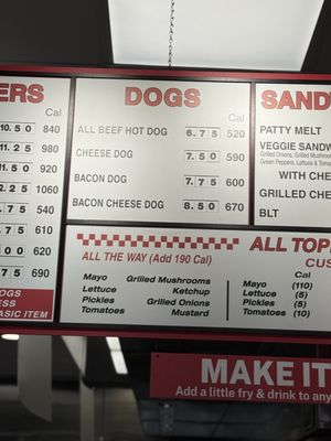 Menu photo 3 Five Guys Venice, FL