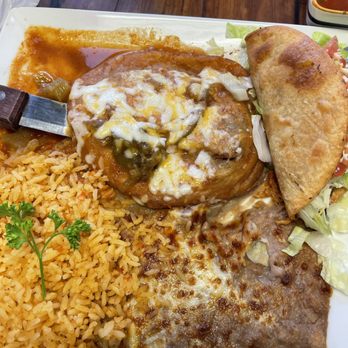 Pueblita Mexican Restaurant - #9. Chile Relleno and Crispy Taco - Mexican Near Me - Upland, California